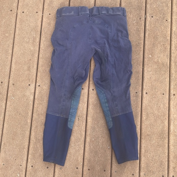 Ariat Heritage Navy Riding Breeches - Size 30R - Picture 5 of 8